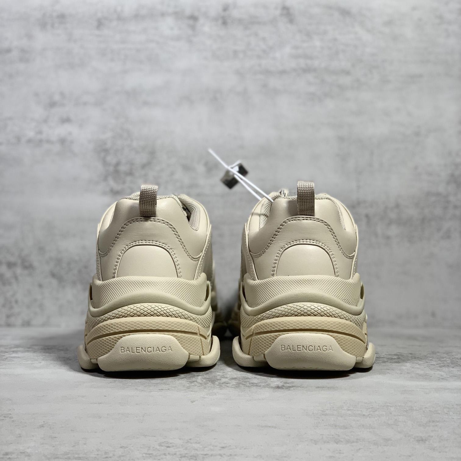 Balenciaga Triple S Sneaker In Beige Technical Material - EUR FASHION