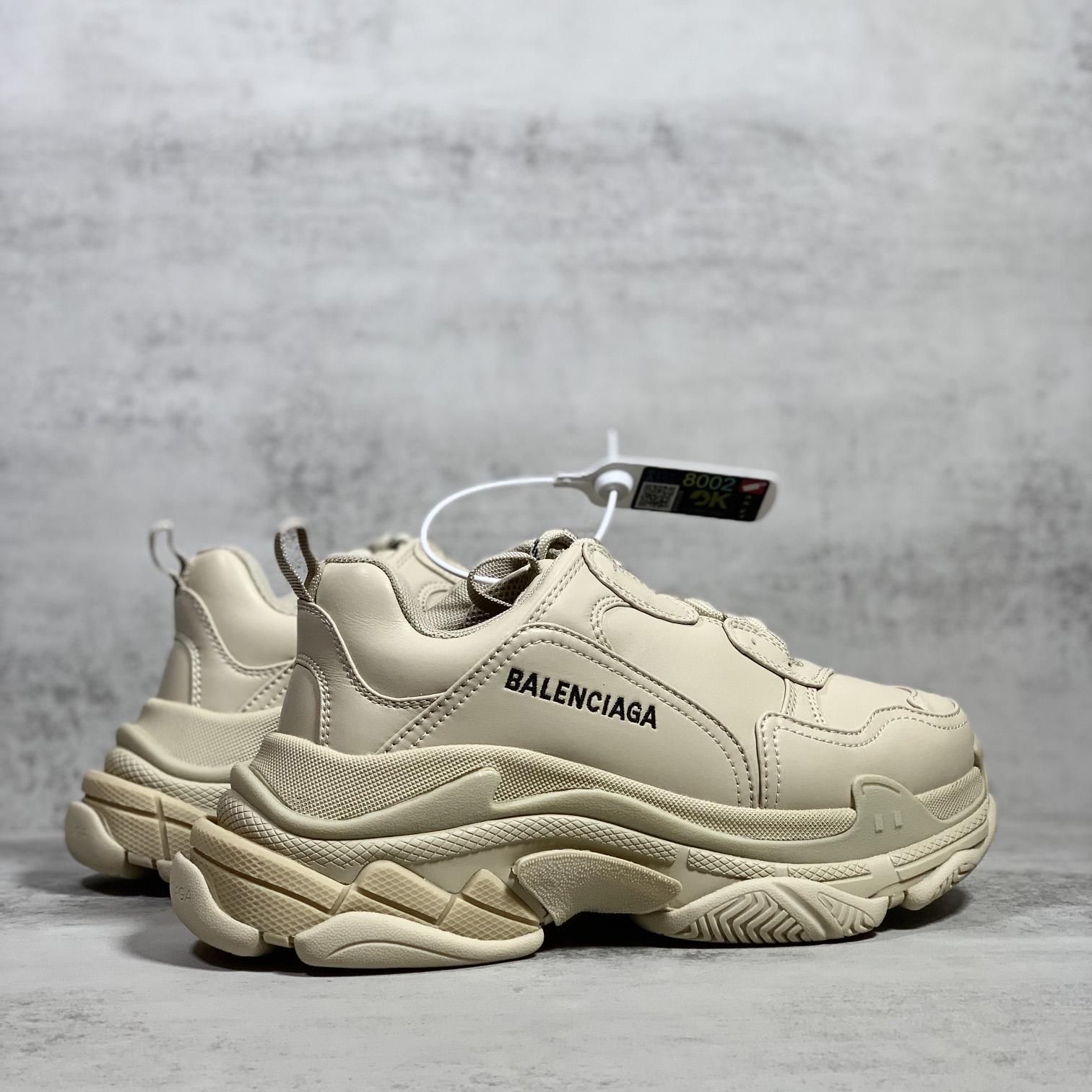 Balenciaga Triple S Sneaker In Beige Technical Material - EUR FASHION