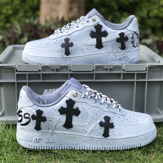 Chrome Hearts x Nike Air Force 1'07 Low Sneaker      - EUR FASHION