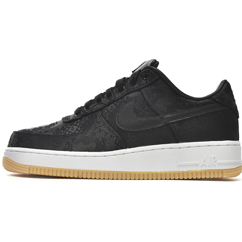 Nike Air Force 1 Low Fragment Design x Clot Black Silk Sneaker     CZ3986-001 - EUR FASHION