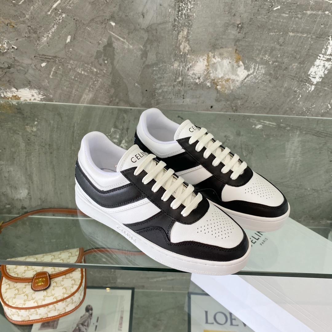 Celine Trainer Low Lace-Up Sneaker In Calfskin - EUR FASHION