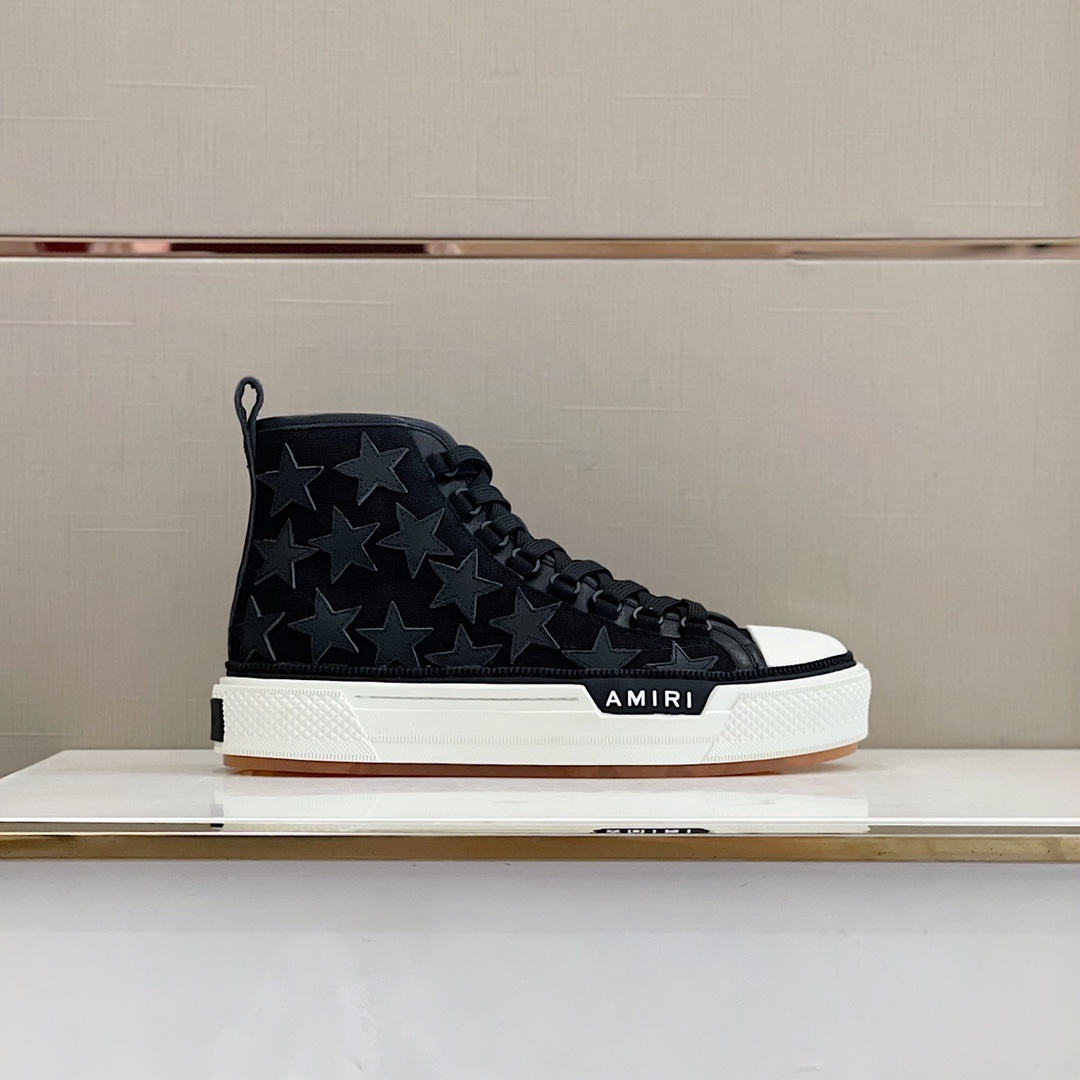 Amiri Stars Court HI High Top Sneaker - EUR FASHION