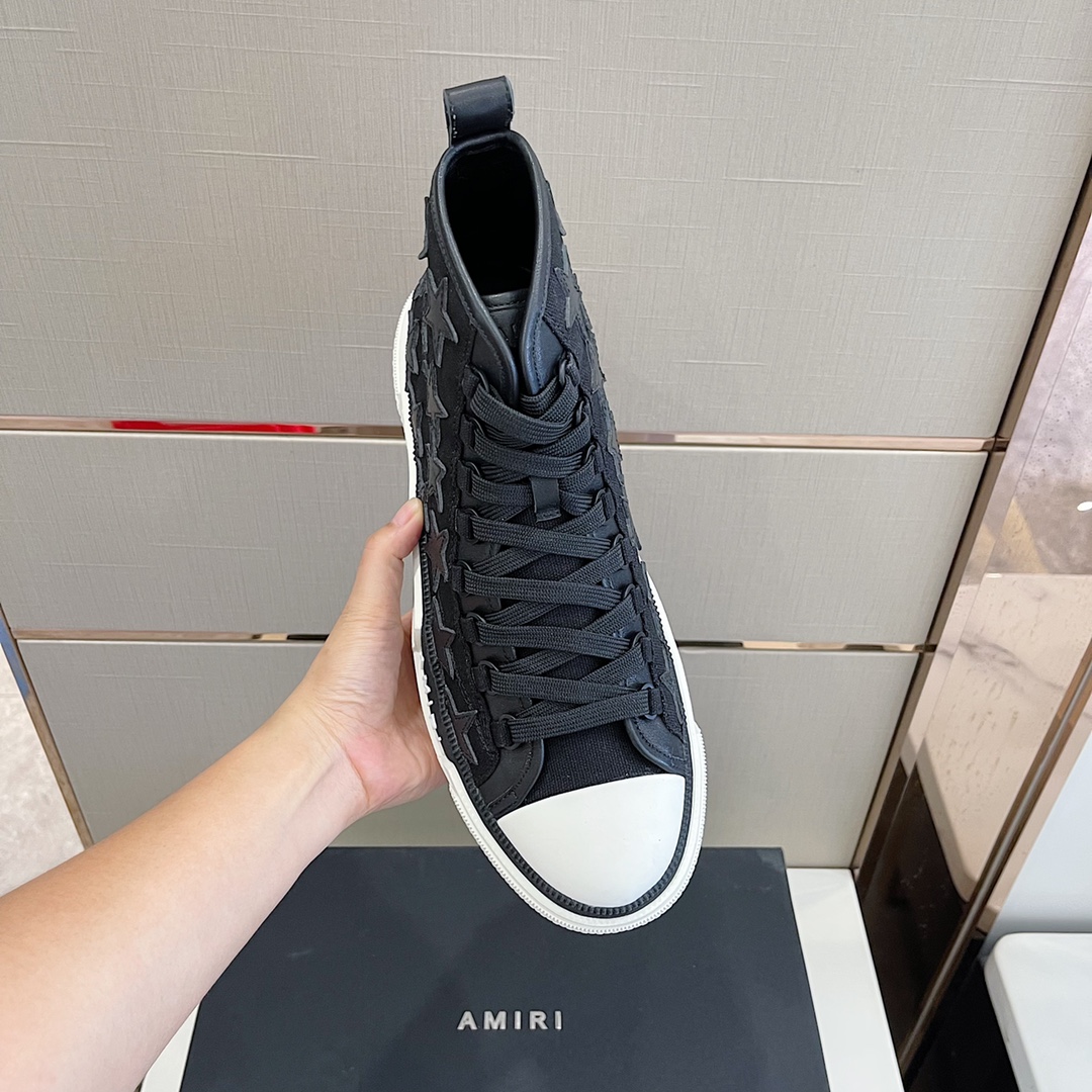 Amiri Stars Court HI High Top Sneaker - EUR FASHION