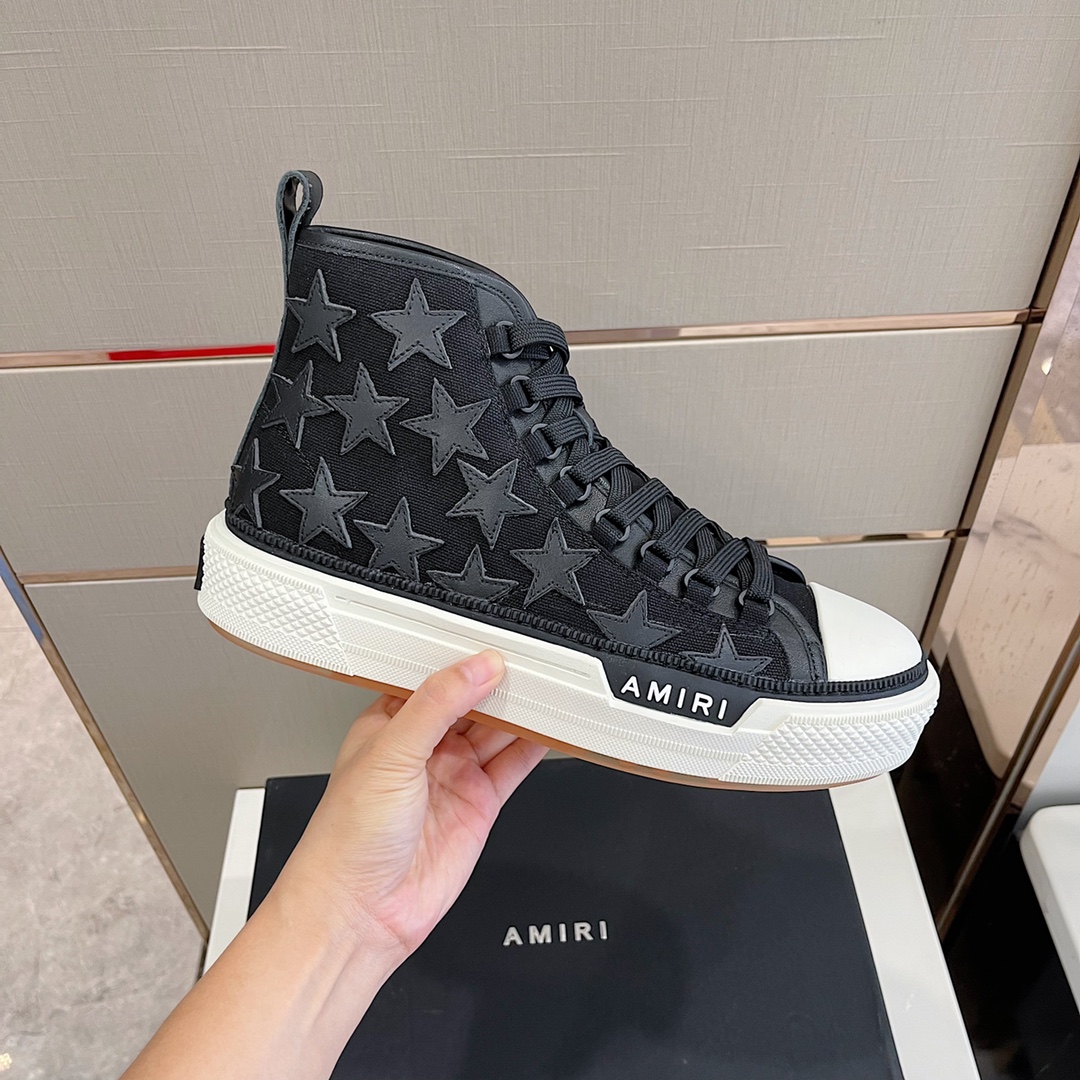 Amiri Stars Court HI High Top Sneaker - EUR FASHION