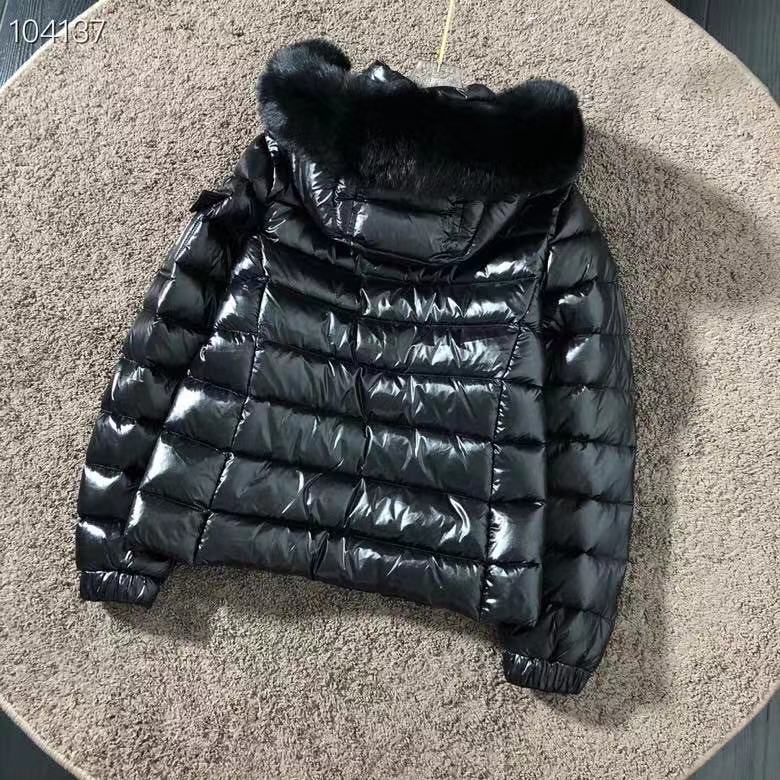 Moncler Black Down Badyfur Jacket - EUR FASHION