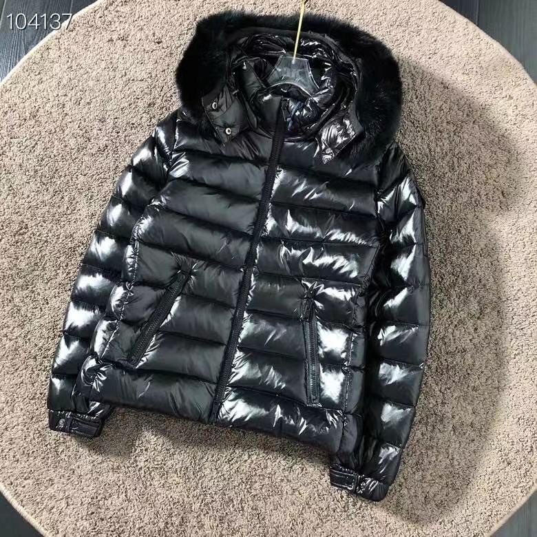 Moncler Black Down Badyfur Jacket - EUR FASHION