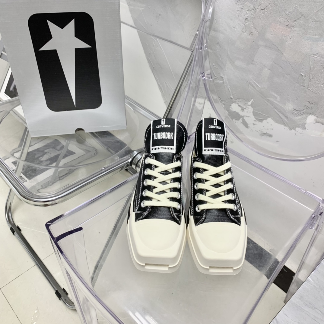 Rick Owens x Converse x  Drkshdw Turbodrk Sneakers - EUR FASHION