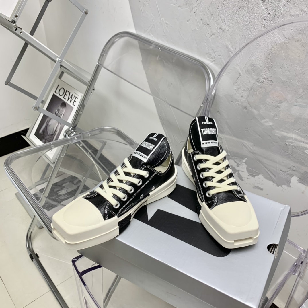 Rick Owens x Converse x  Drkshdw Turbodrk Sneakers - EUR FASHION