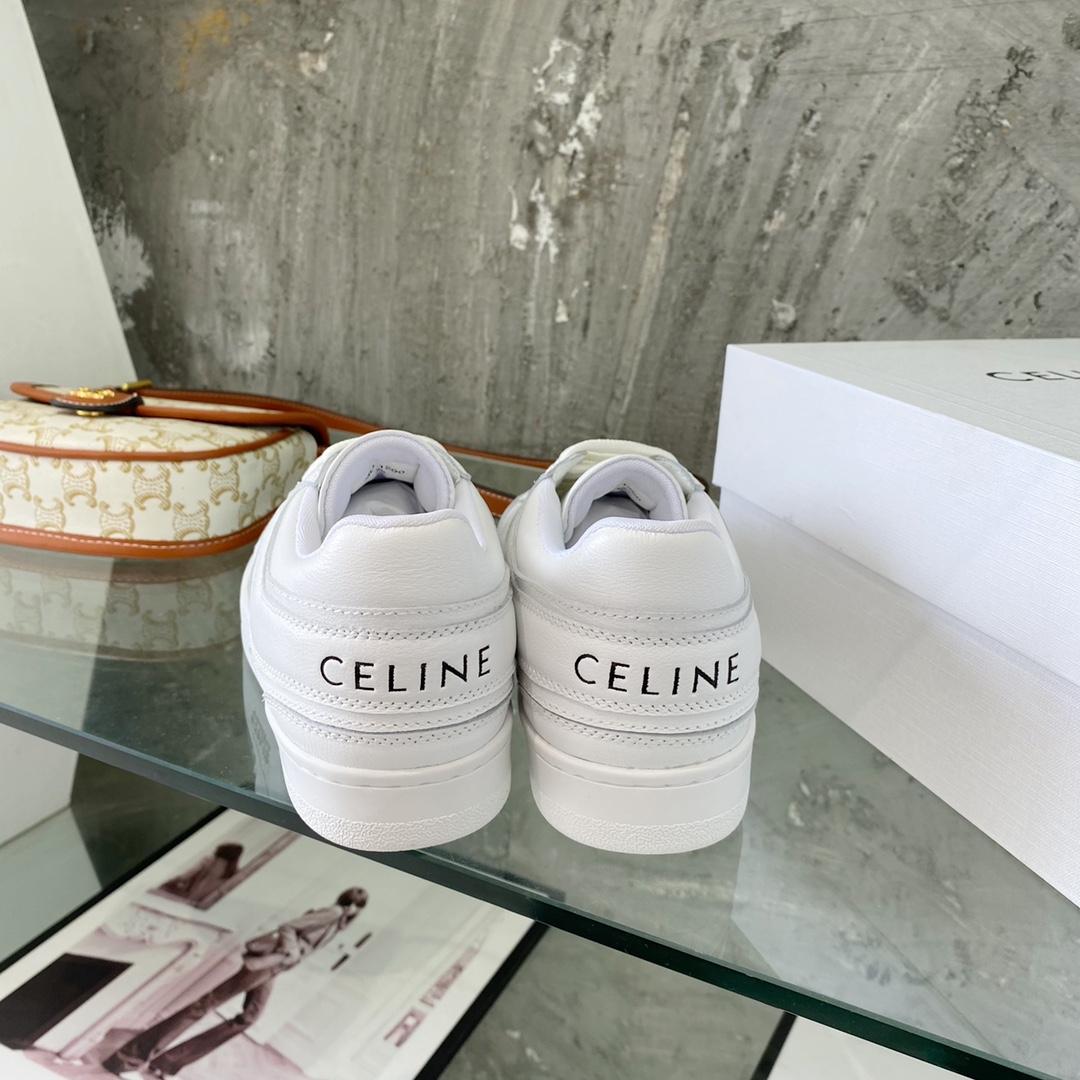 Celine Trainer Low Lace-Up Sneaker In Calfskin - EUR FASHION