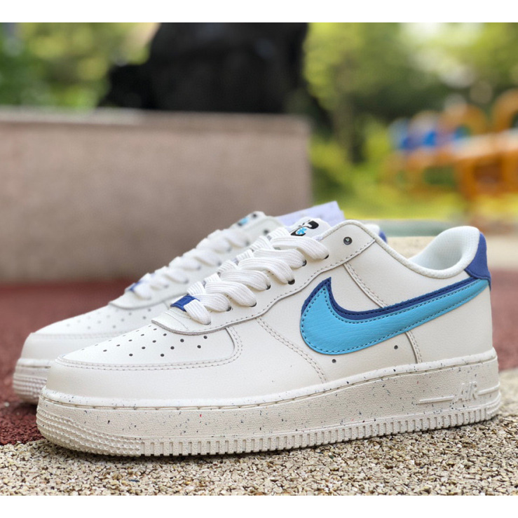 Nike Air Force 1’07 LV8 EMB"82 White Blue" Sneaker      DQ0359-100 - EUR FASHION