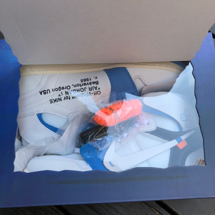 Off-White x Air Jordan 1 OW High Sneaker   50818-168 - EUR FASHION