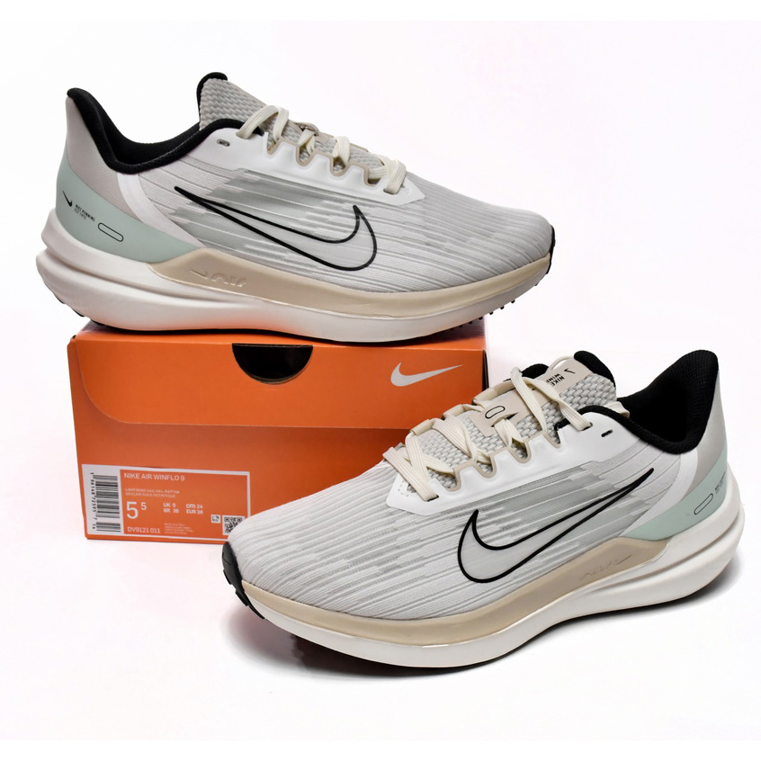 Nike Air Winflo 9 Light Grey Beige Light Green Sneaker      DV9121-011 - EUR FASHION