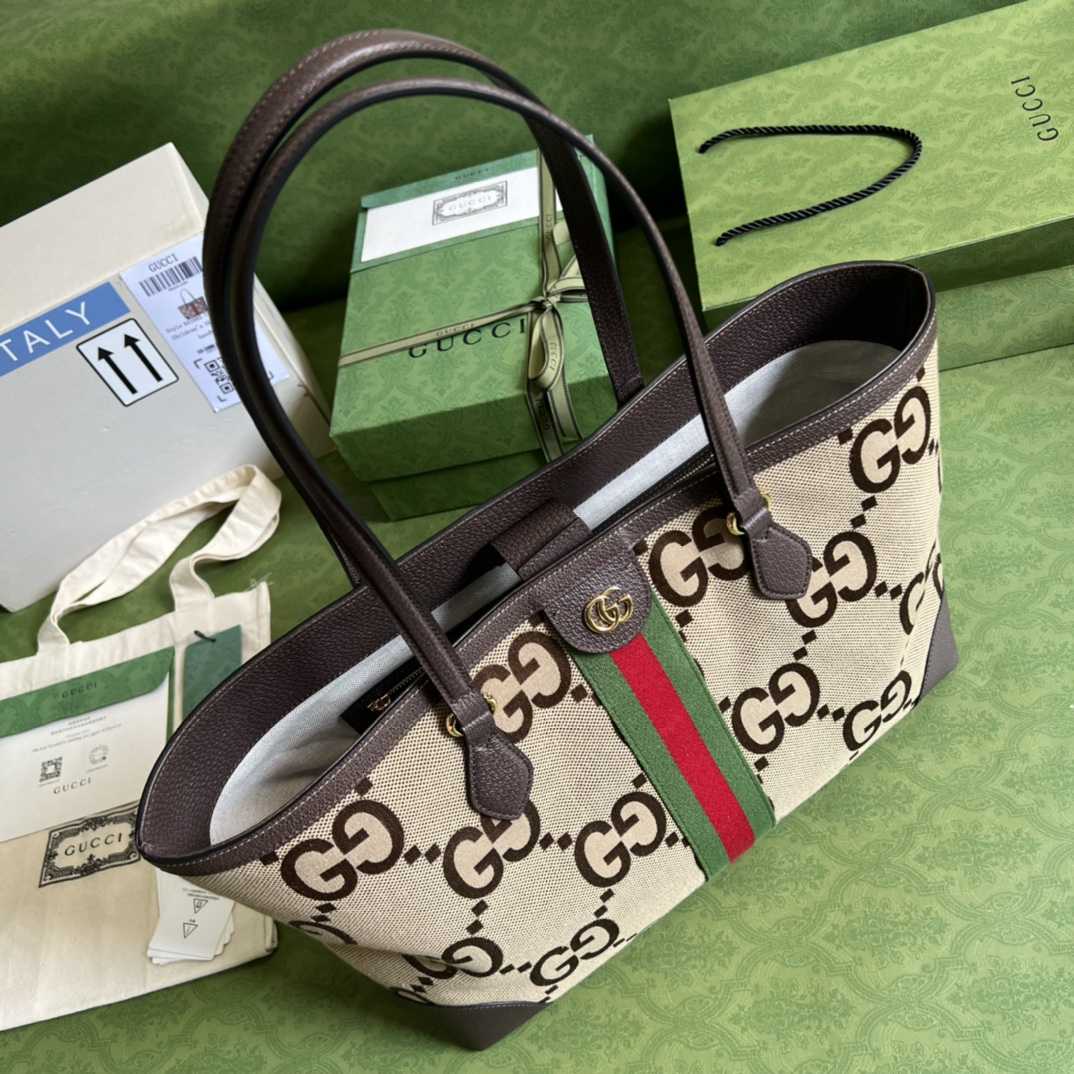 Gucci Ophidia Jumbo GG Medium Tote(32-28-14cm) - EUR FASHION