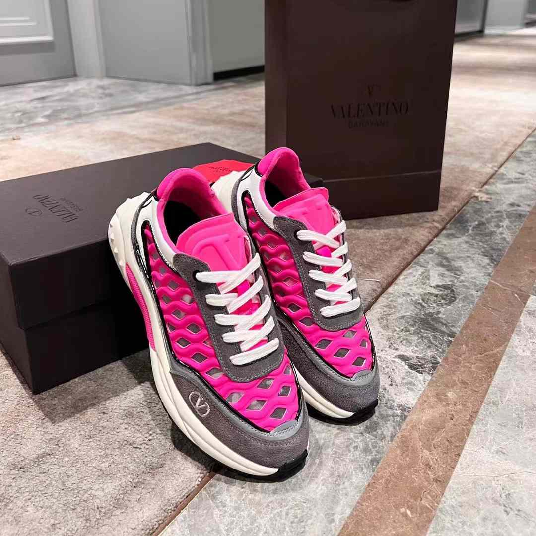 Valenti  Ready Go Runner Sneaker In Fabric And Leather - EUR FASHION