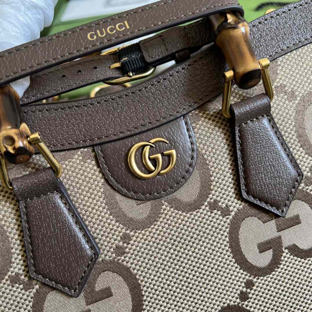 Gucci Diana Jumbo GG Small Tote Bag(27-24-11cm) - EUR FASHION