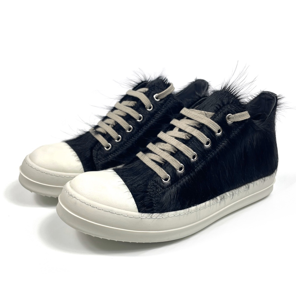 Rick Owens Low Top Sneakers In Black - EUR FASHION