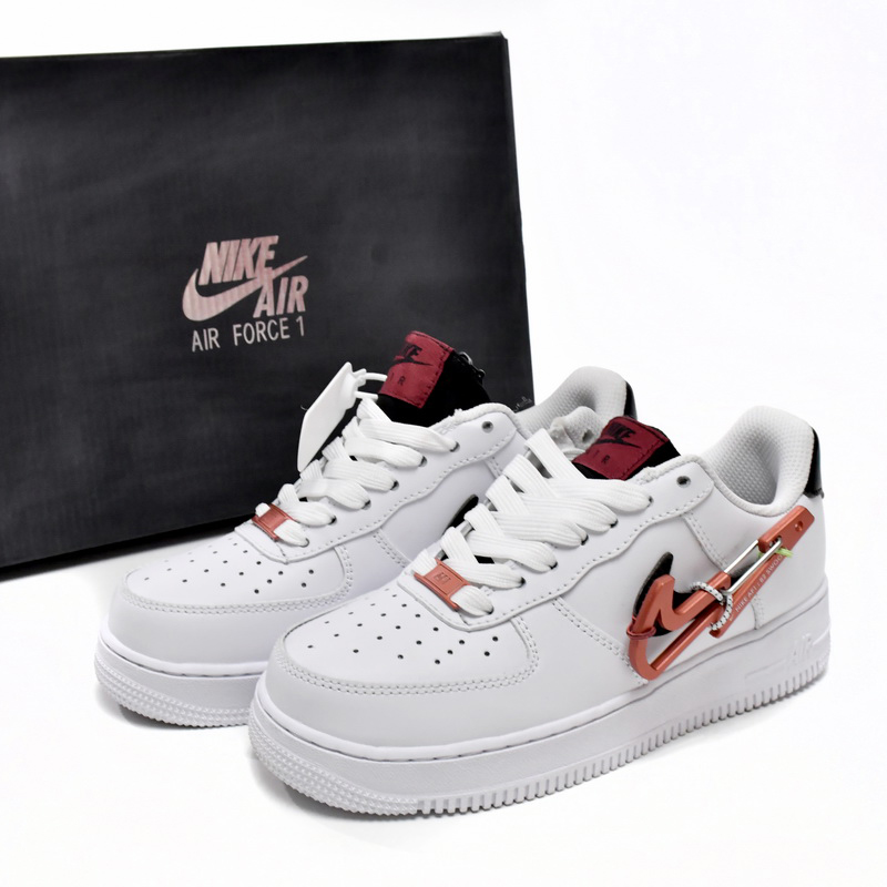 Nike Air Force 1 Low Carabiner Swoosh Sneaker     DH7579-100 - EUR FASHION