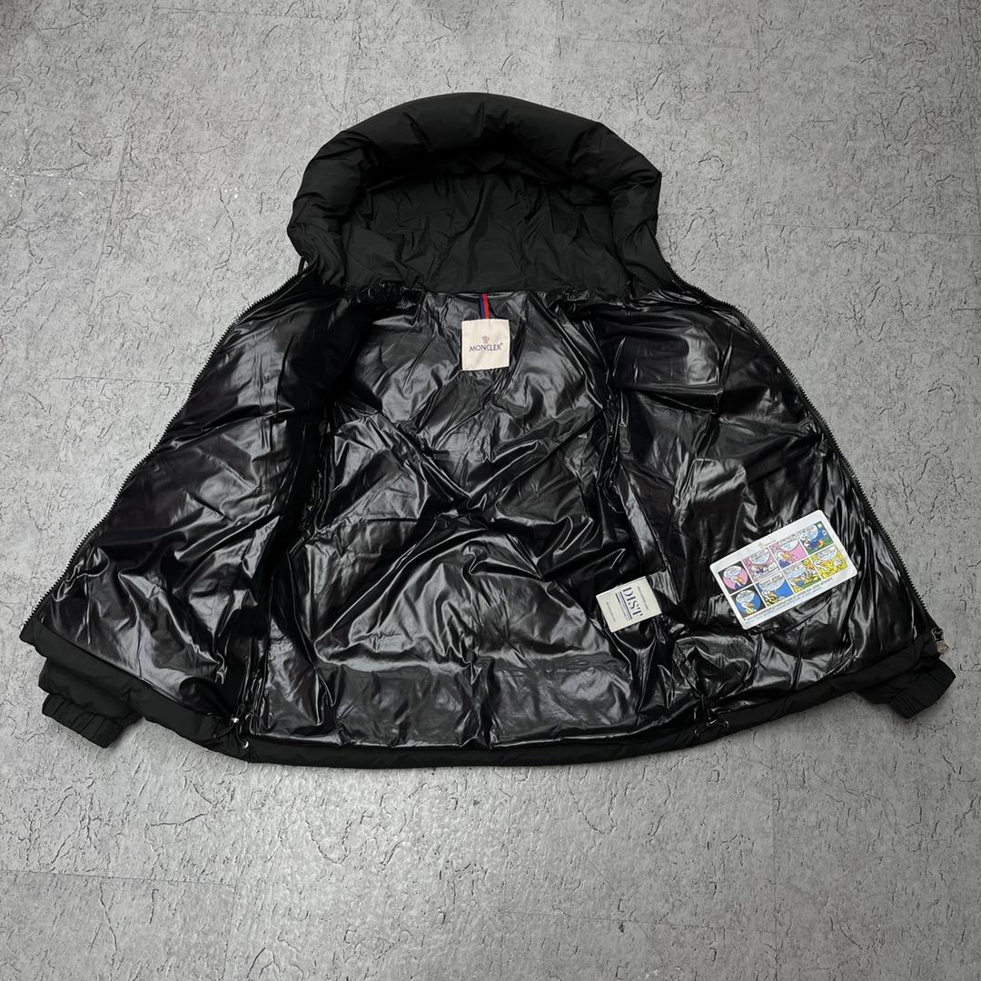 Moncler Black Daynamic Porossan Down Jacket - EUR FASHION