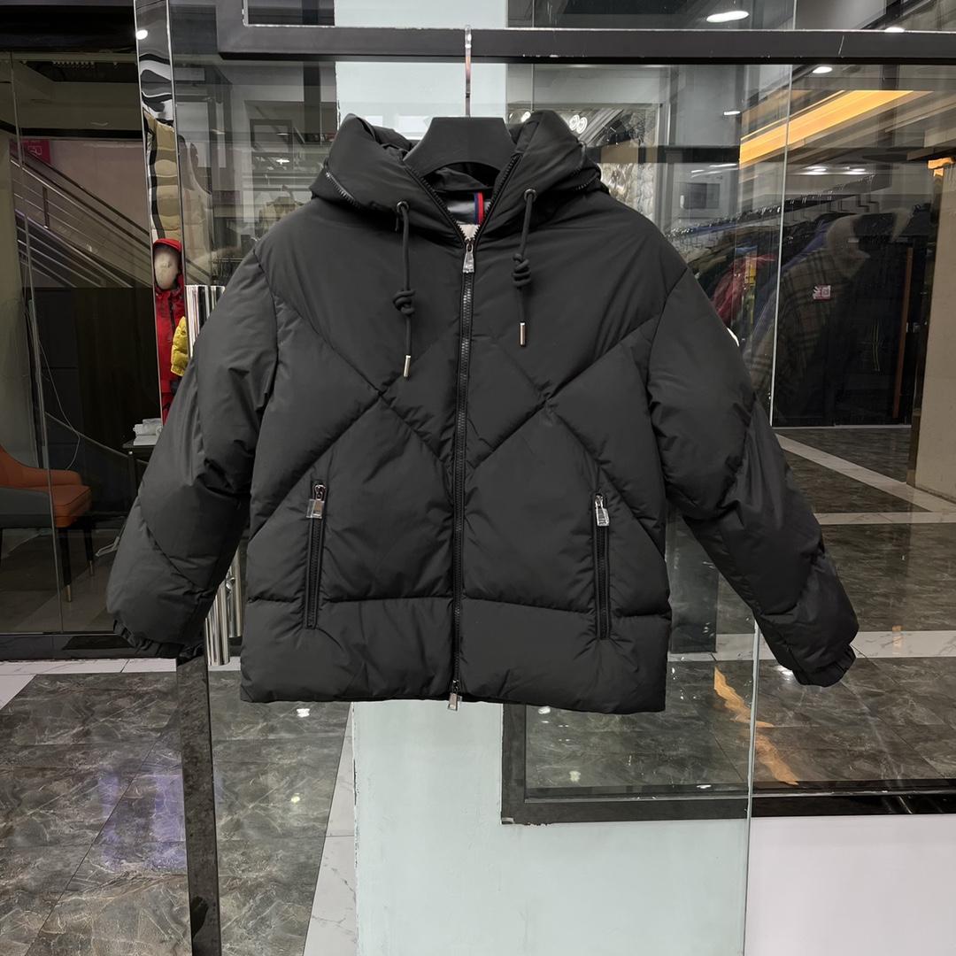 Moncler Black Daynamic Porossan Down Jacket - EUR FASHION