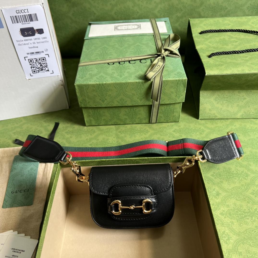 Gucci Horsebit 1955 Strap Wallet(12-9-4cm) - EUR FASHION