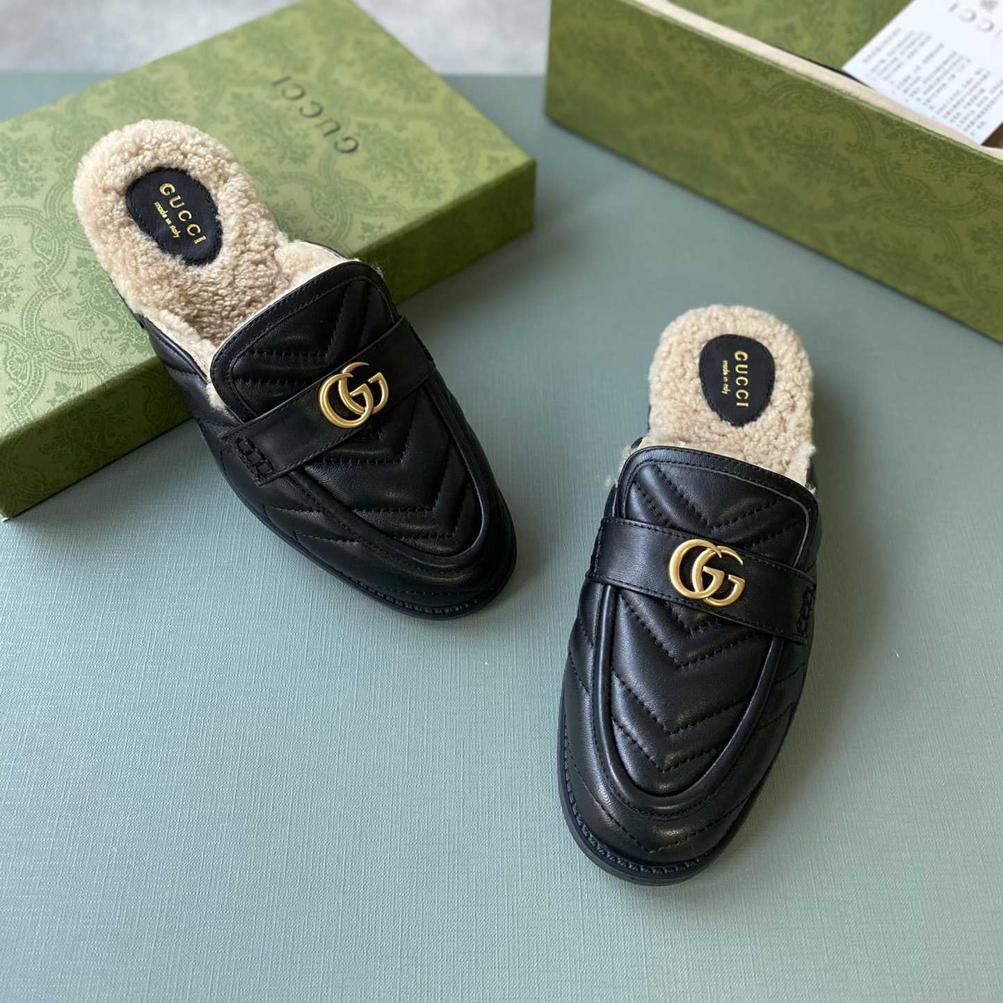 Gucci Women's Double G Slippers - EUR FASHION