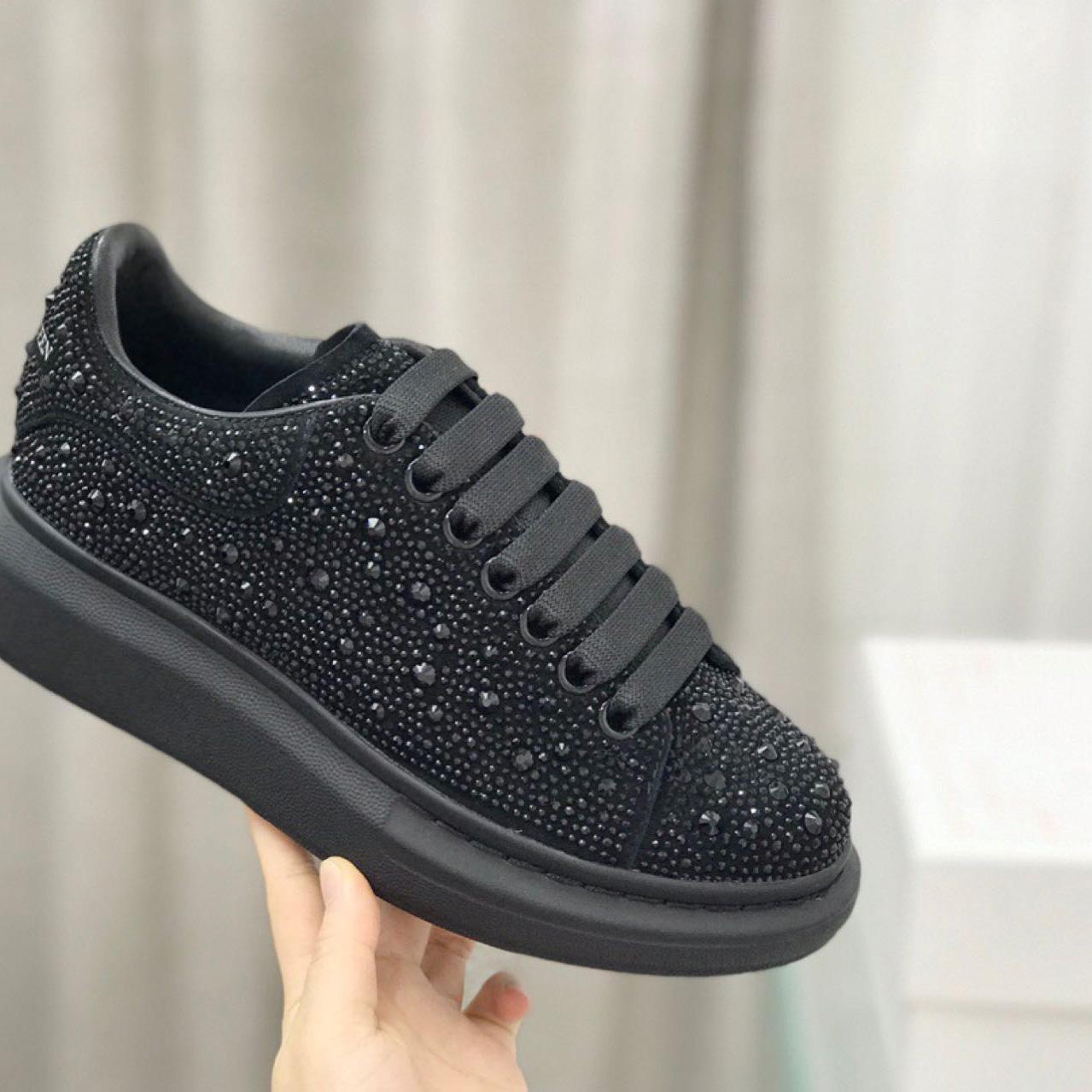 Alexander Mqueen Glitter Oversized Sneakers - EUR FASHION