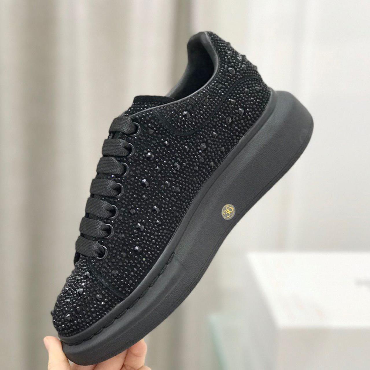 Alexander Mqueen Glitter Oversized Sneakers - EUR FASHION