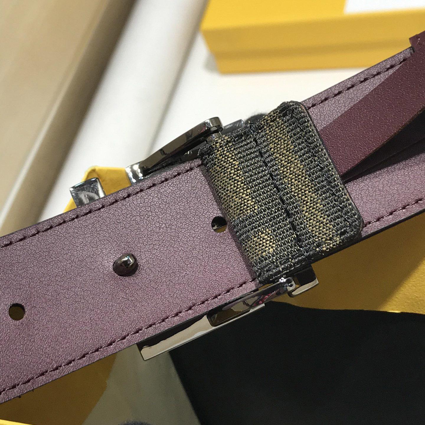 Fendi Brown Fabric Belt - EUR FASHION