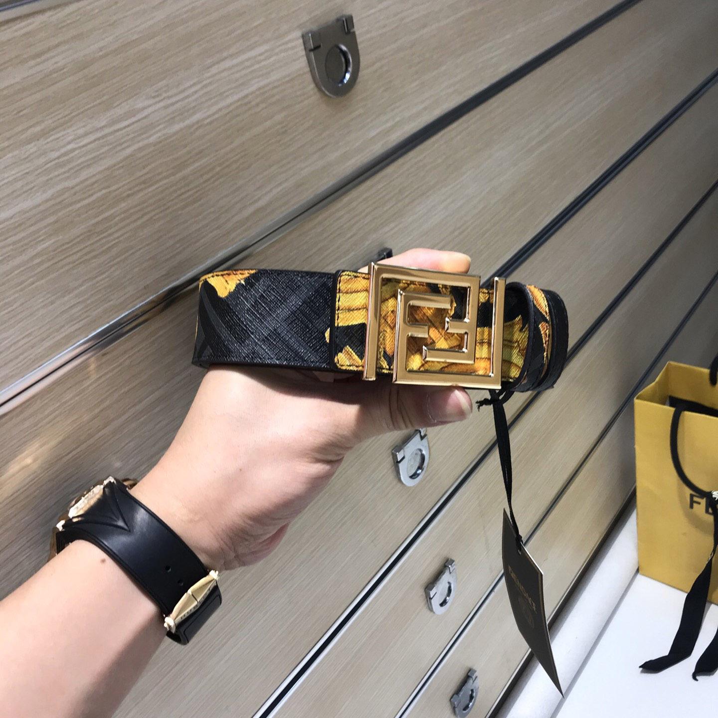 Versace Fendace Reversible Belt - EUR FASHION