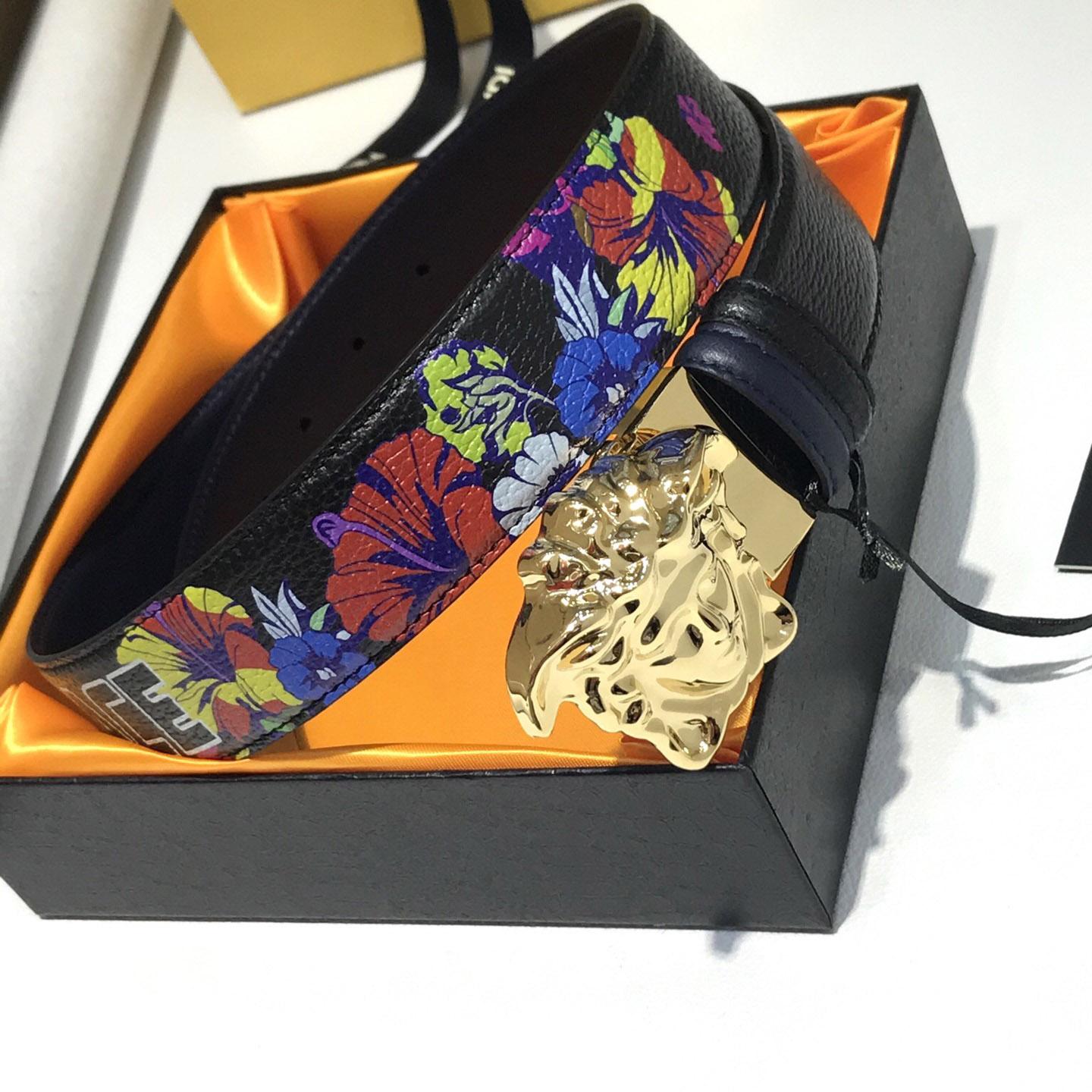 Versace Reversible Leather Belt  - EUR FASHION