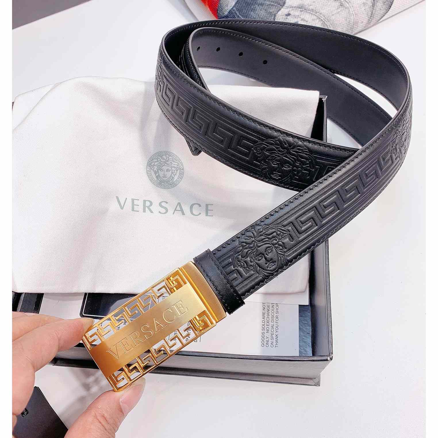 Versace Leather Belt - EUR FASHION