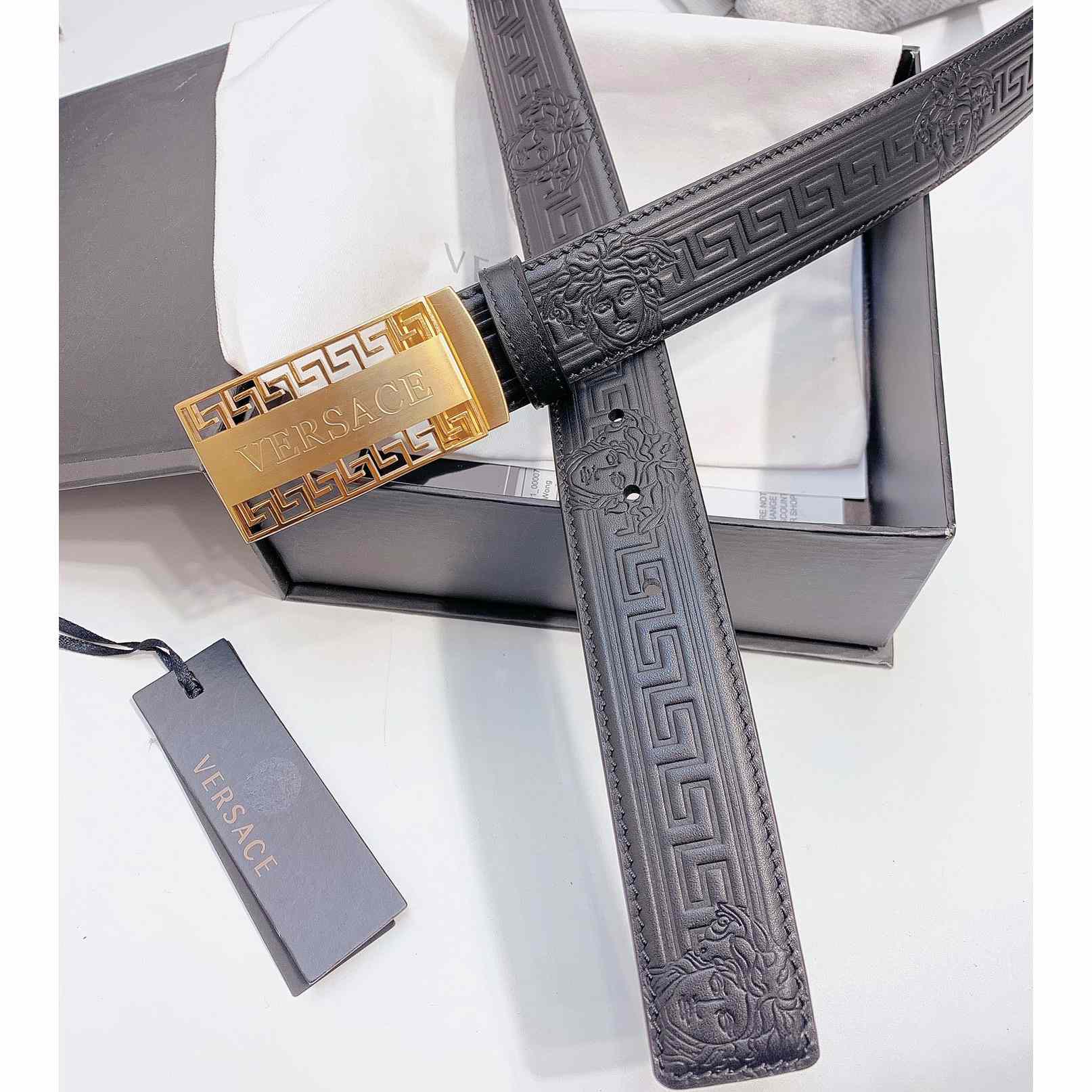 Versace Leather Belt - EUR FASHION