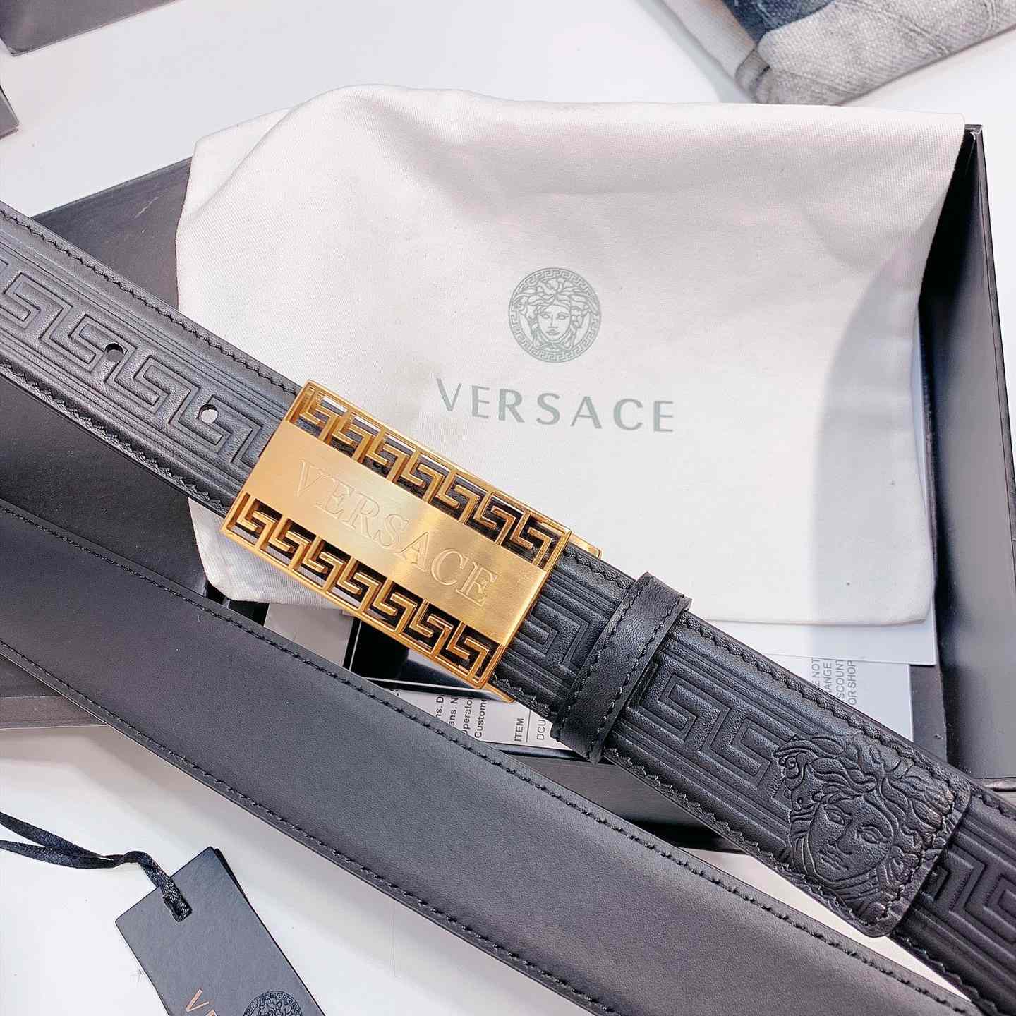 Versace Leather Belt - EUR FASHION