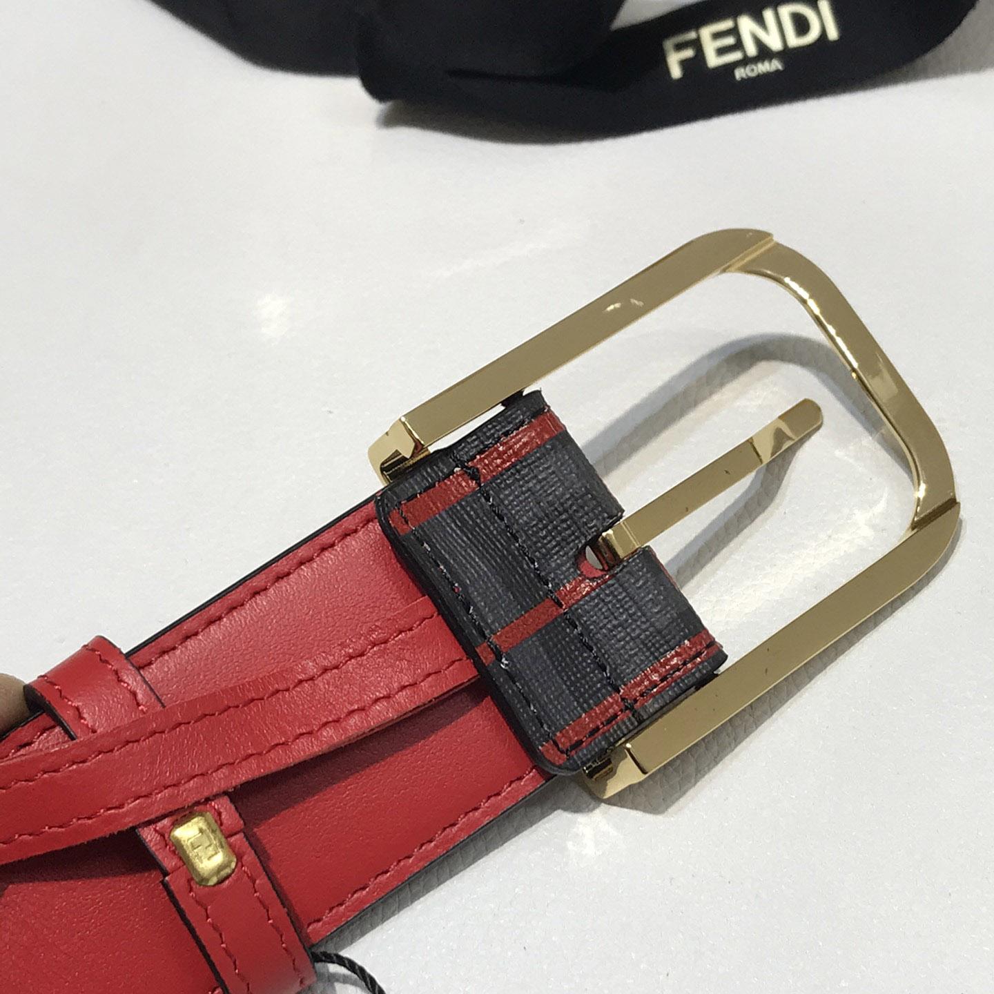 Fendi Reversible Leather Belt - EUR FASHION