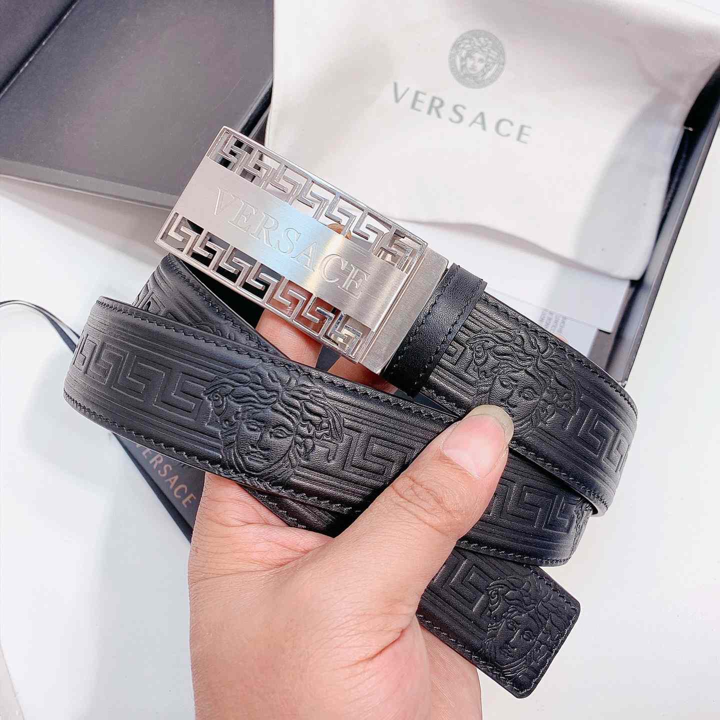 Versace Leather Belt - EUR FASHION