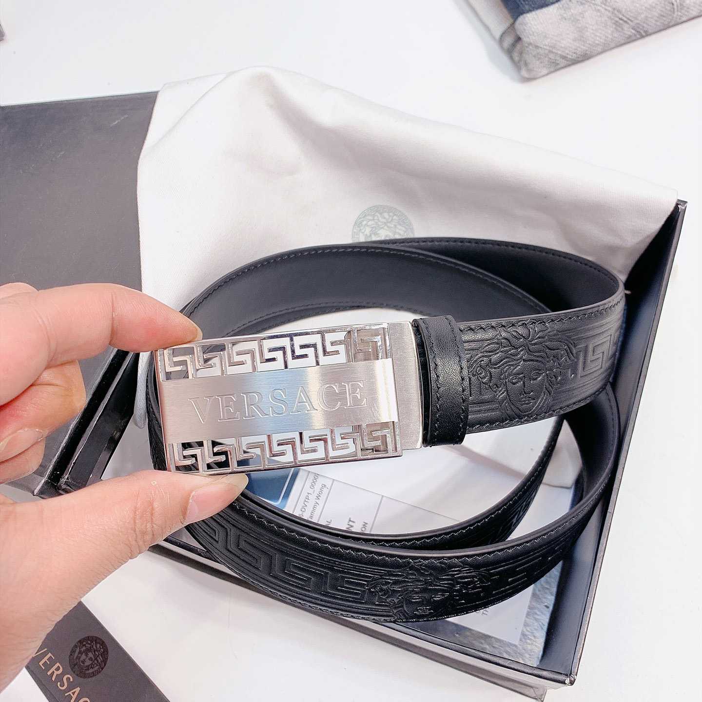 Versace Leather Belt - EUR FASHION