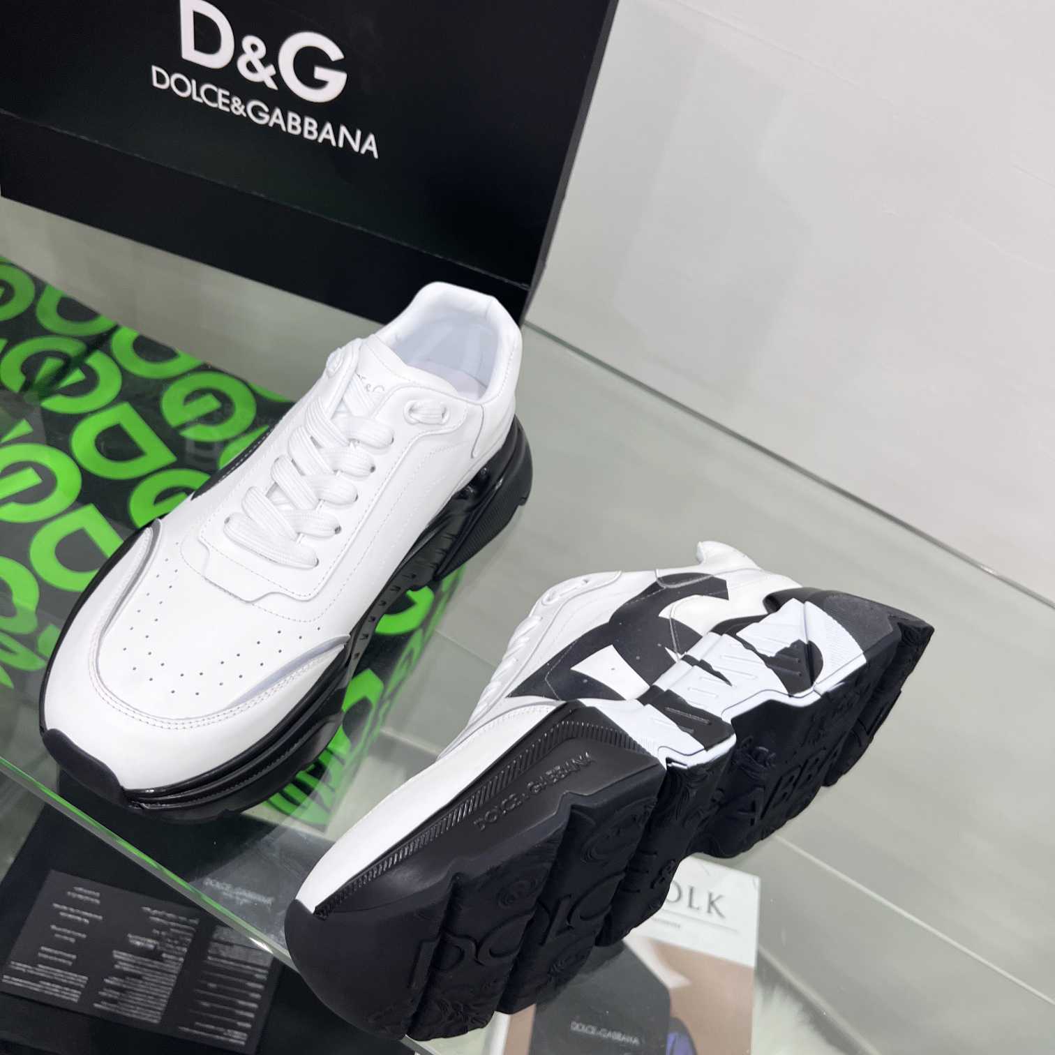 Dolce & Gabbana Calfskin Daymaster Sneakers - EUR FASHION