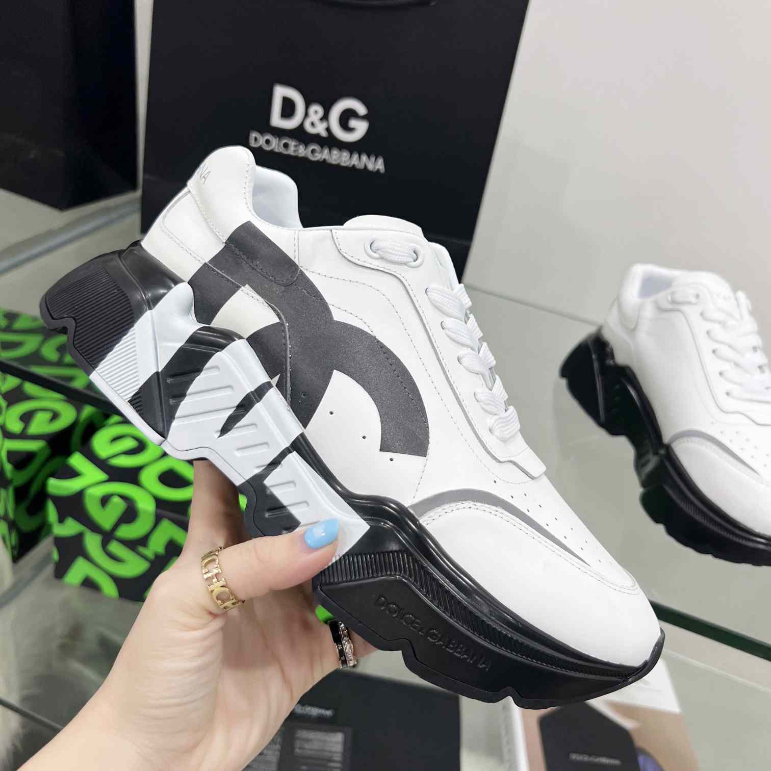 Dolce & Gabbana Calfskin Daymaster Sneakers - EUR FASHION