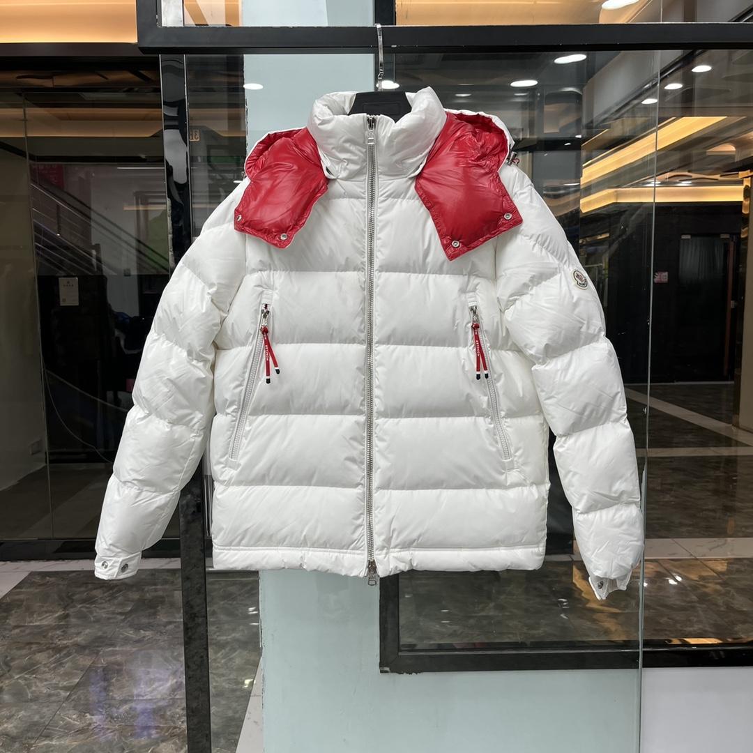 Moncler Poirier Zipped Short Down Jacket - EUR FASHION