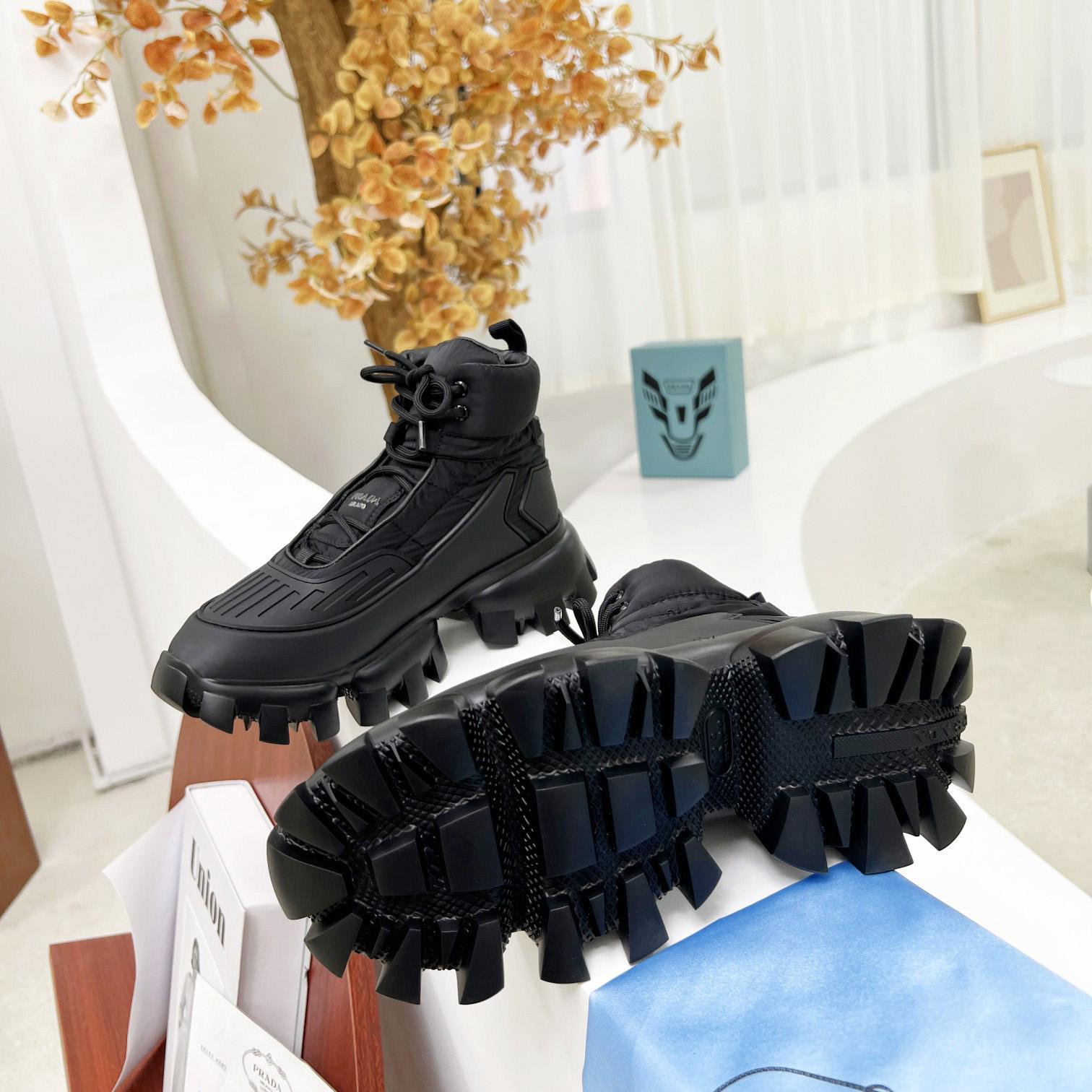 Prada Cloudbust Thunder High-Top Sneakers - EUR FASHION