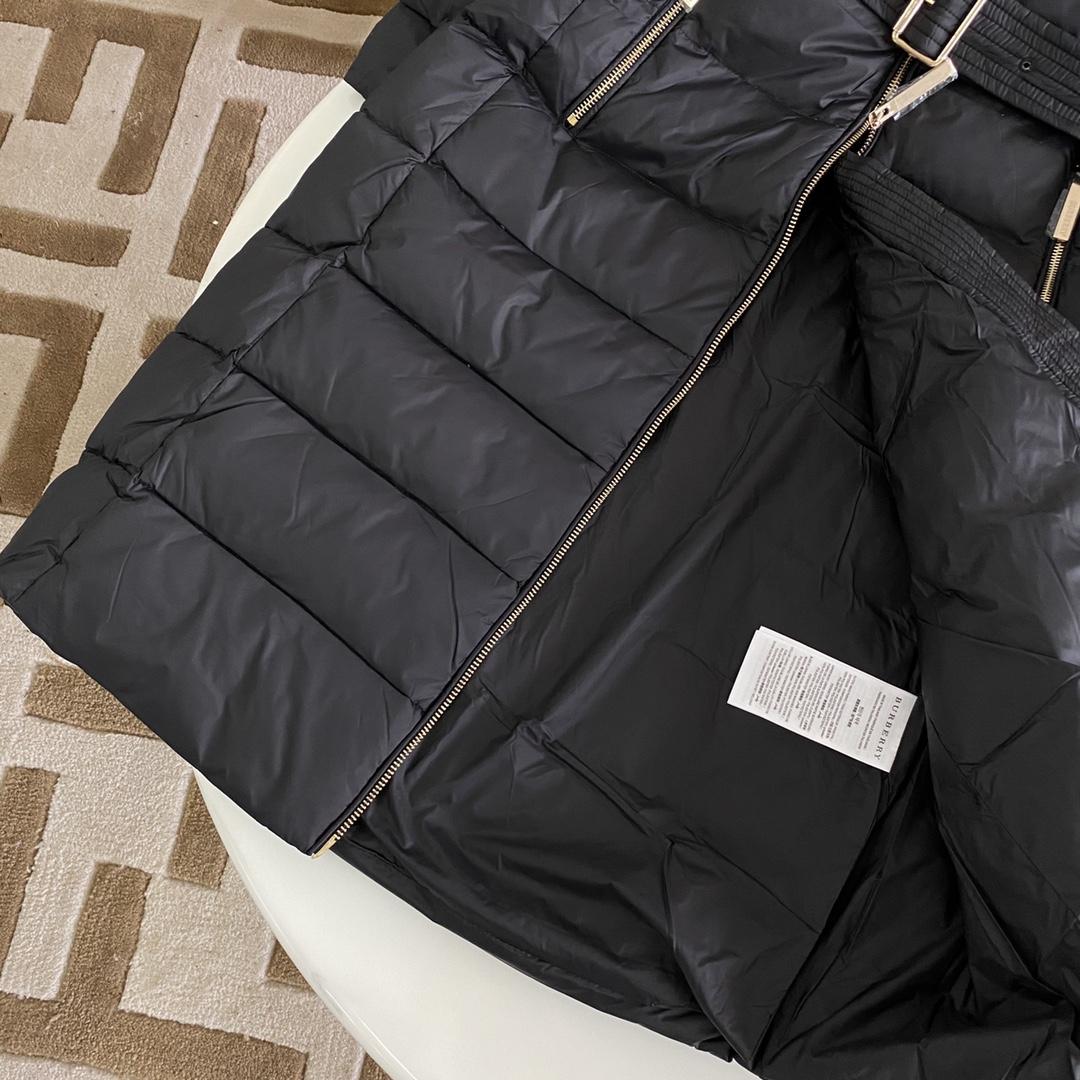 Burberry Hood Nylon Long Down Jacket - EUR FASHION