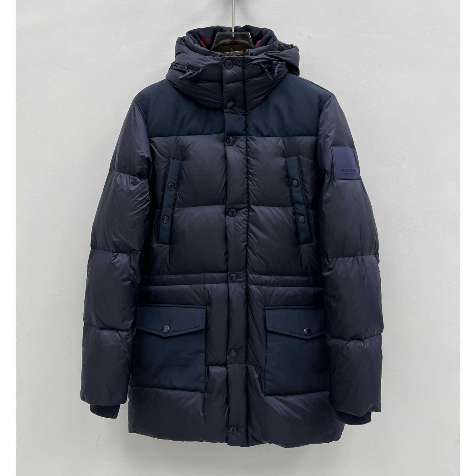 Burberry Logo Appliqué Nylon Puffer Coat - EUR FASHION