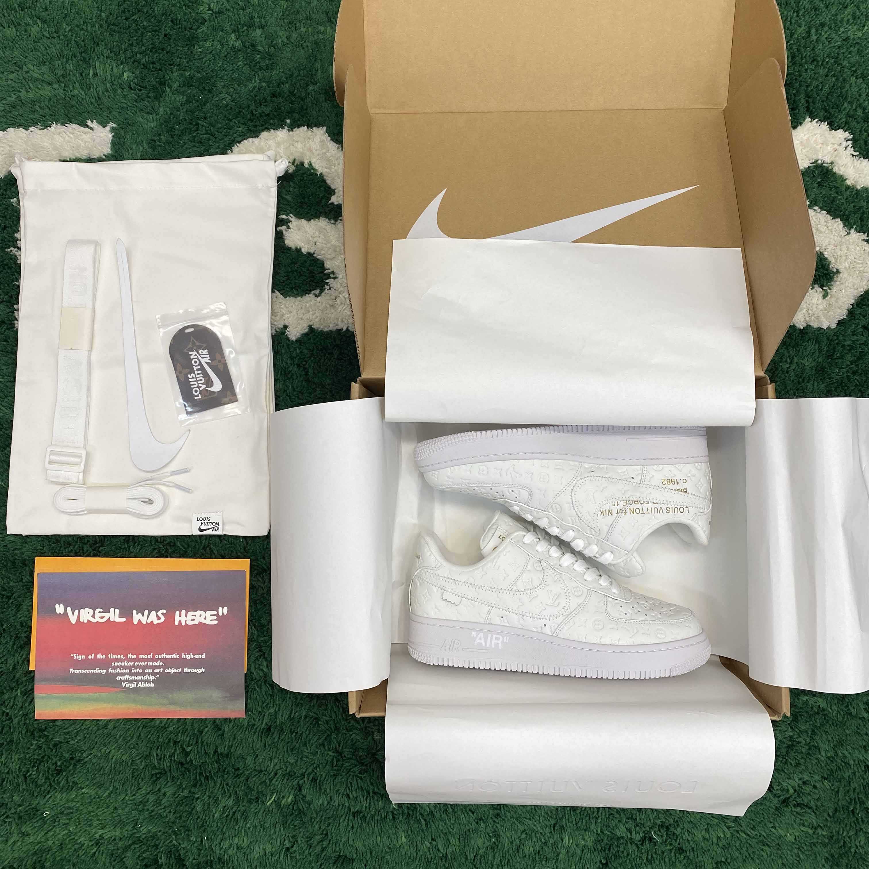  Louis Vuitton LV x Nike Air Force 1 x off-white Sneaker       1A9V - EUR FASHION