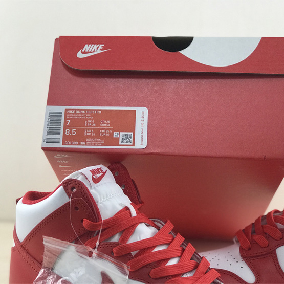 Nike Dunk High “University Red” Sneaker      DD1399-106  - EUR FASHION