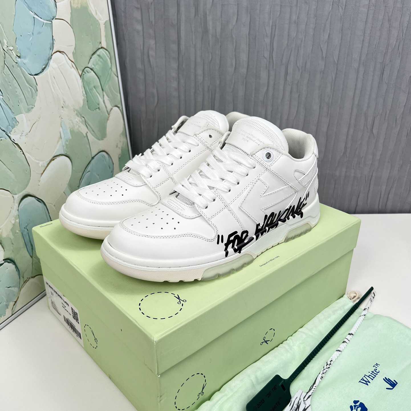 Off White Out Of Office "For Walking" Sneakers  - EUR FASHION