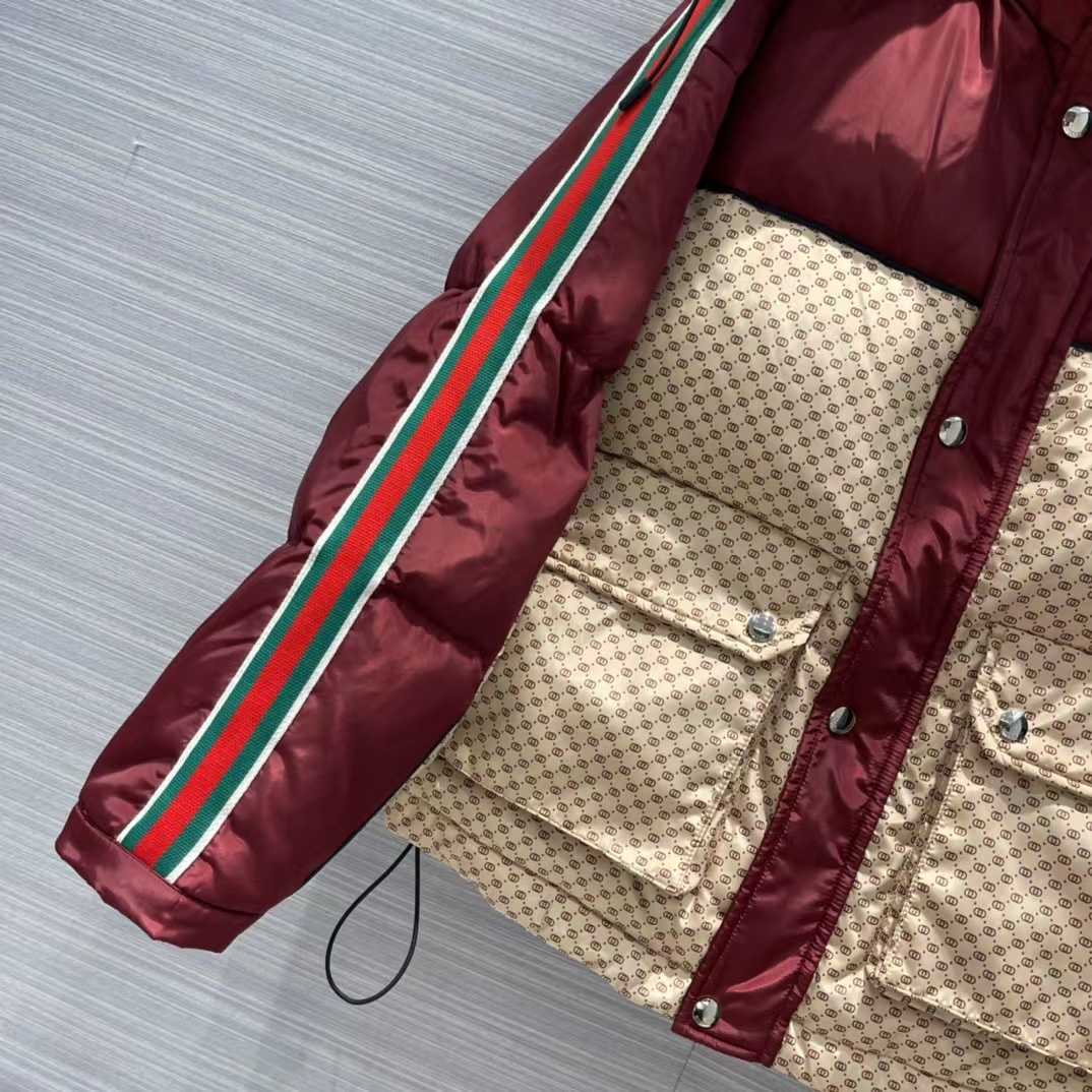 Gucci Jumbo GG Canvas Down Jacket - EUR FASHION