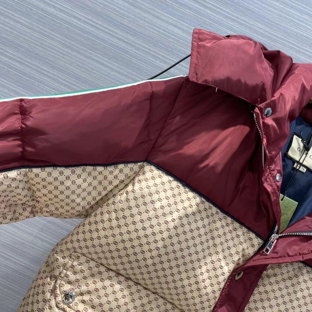 Gucci Jumbo GG Canvas Down Jacket - EUR FASHION