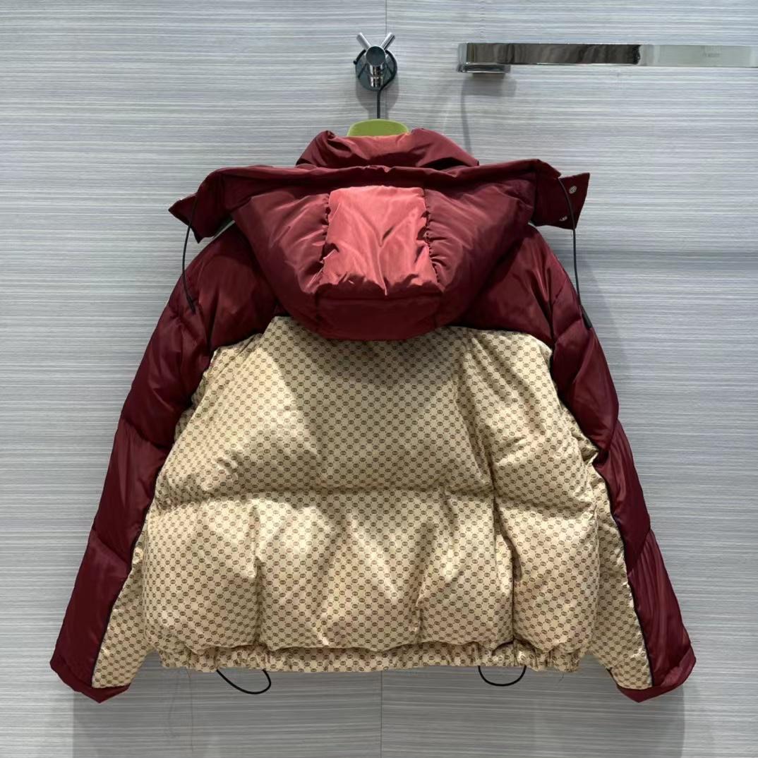 Gucci Jumbo GG Canvas Down Jacket - EUR FASHION