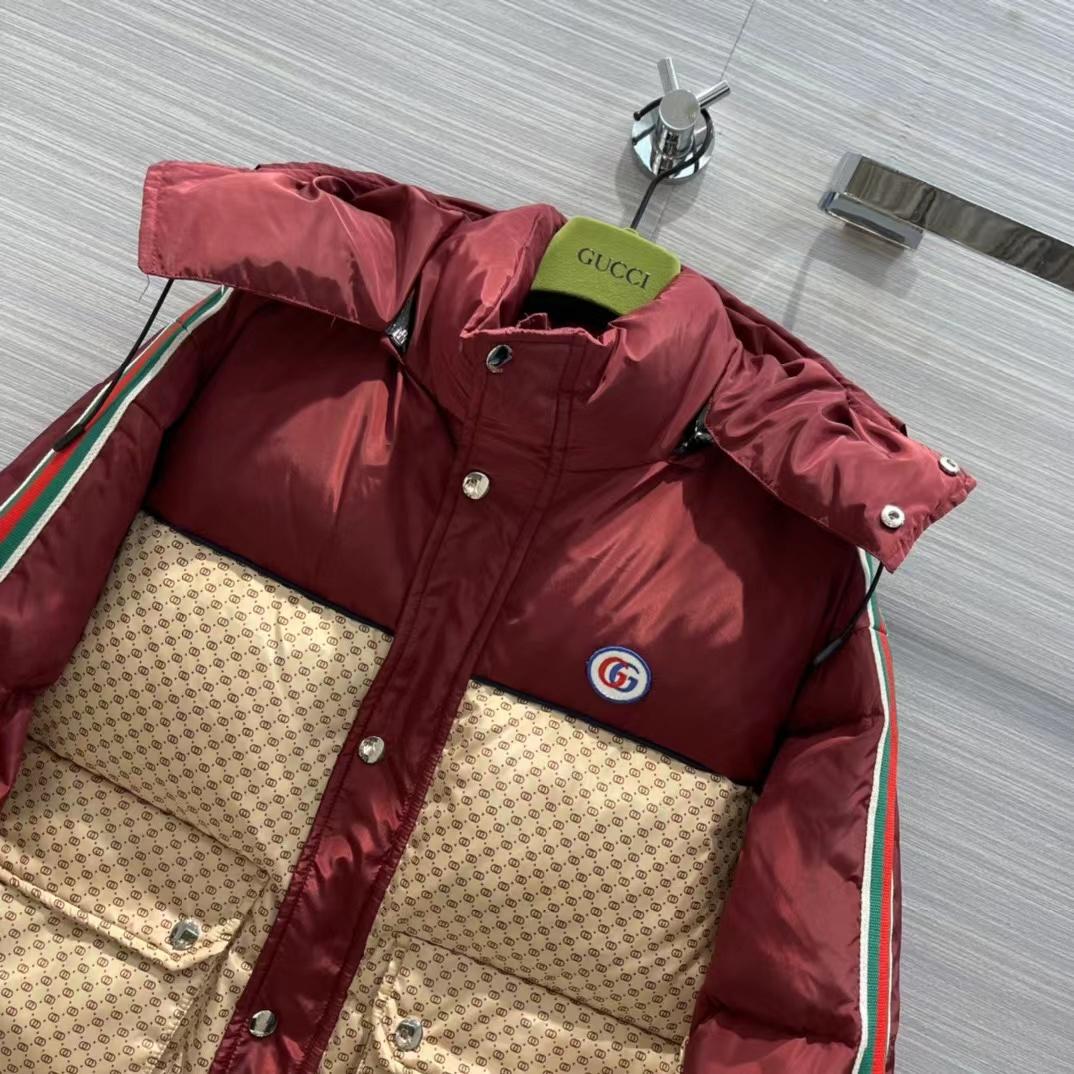 Gucci Jumbo GG Canvas Down Jacket - EUR FASHION