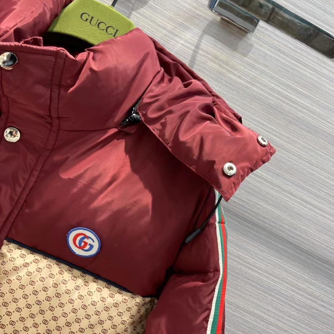 Gucci Jumbo GG Canvas Down Jacket - EUR FASHION